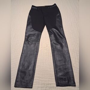 Black Leather Pants